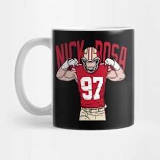 Nick Bosa Comic Style Mug